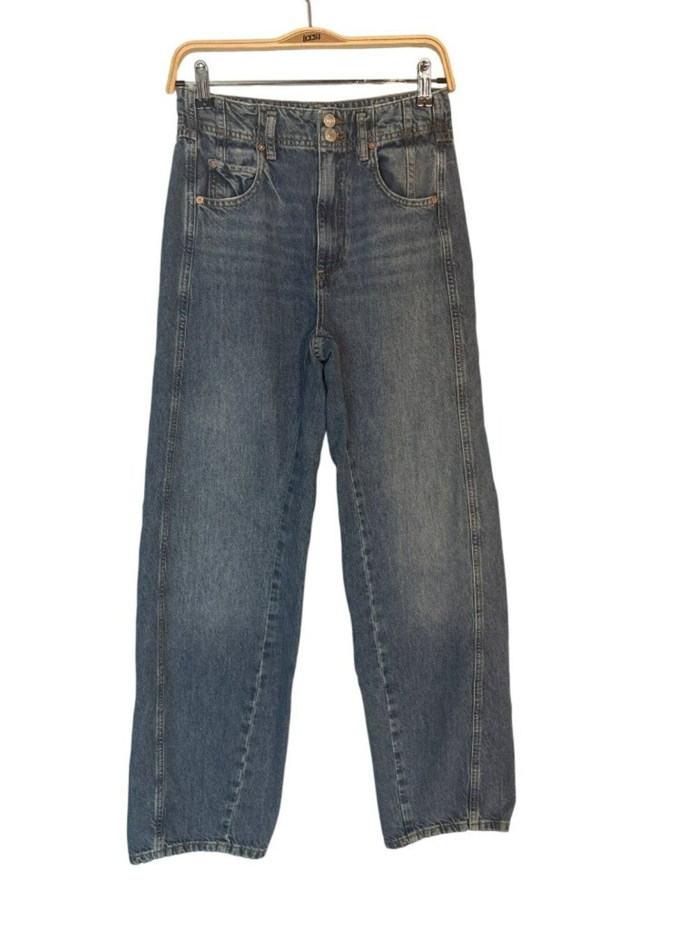 Free People We The Free Aster High-Rise Straight Jeans Size 27